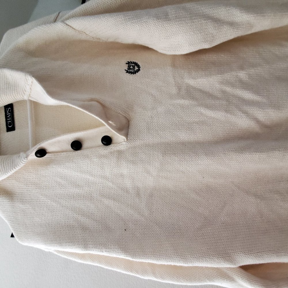 Chaps Shawl Sweater